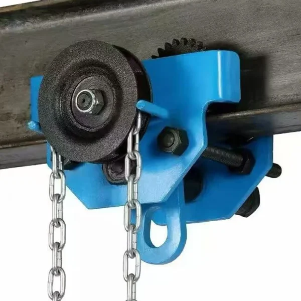 geared trolley chain block
